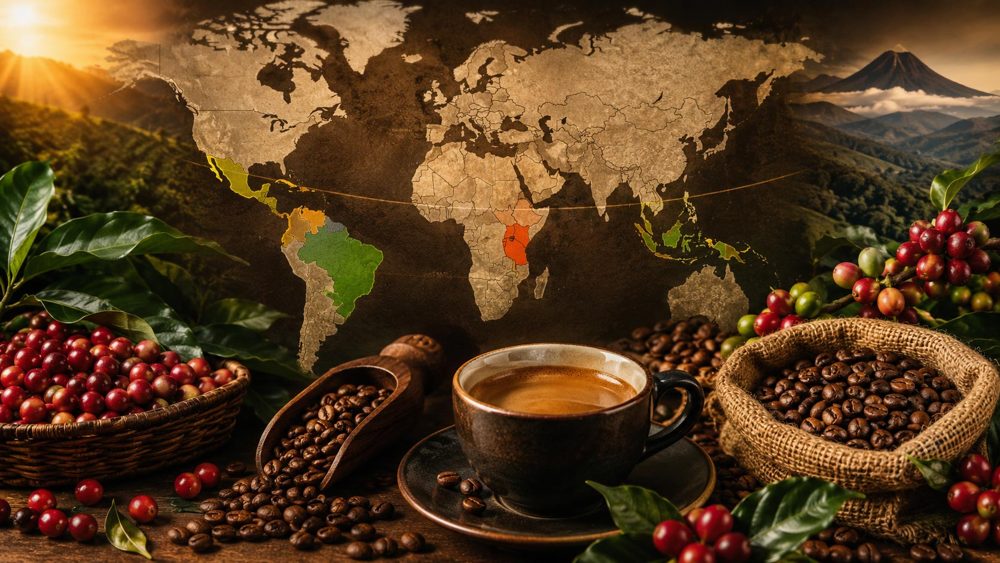 کشورهای تولیدکننده قهوه؛ بررسی قهوه برزیل، اتیوپی و کلمبیا
