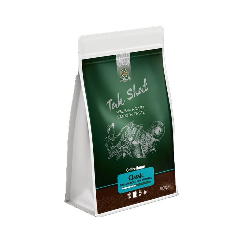 قهوه تک شات کلاسیک ۱۰۰۰گرمی (TAKSHAT)