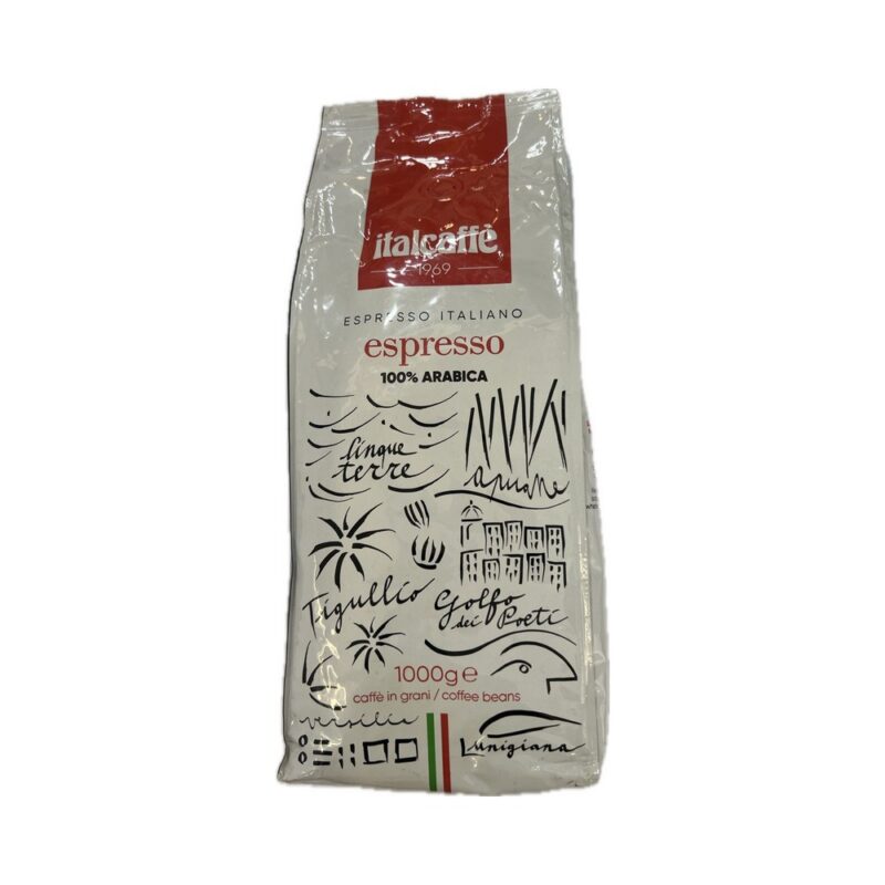 قهوه ایتال کافه اسپرسو ۱۰۰۰ گرمی - Caffe ITALCAFFE ESPRESSO 1000g