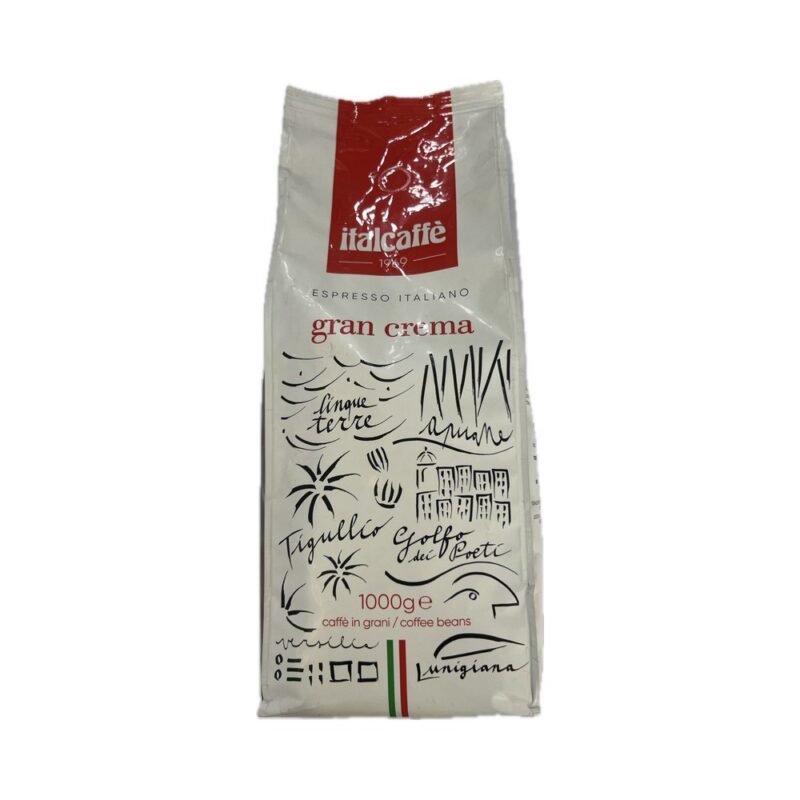 قهوه ایتال کافه گرن کرما ۱۰۰۰ گرمی - Caffe ITALCAFFE GRAN CREMA 1000g