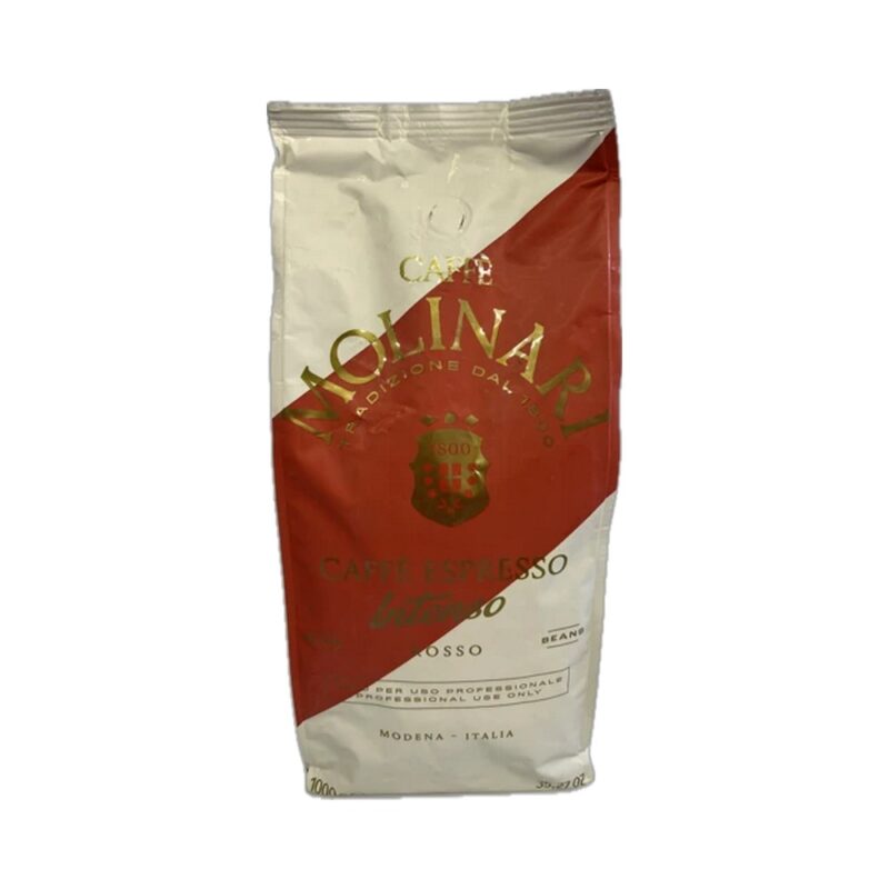 قهوه مولیناری اینتنسو روسو ۱۰۰۰ گرمی - Caffe MOLINARI INTENSO ROSSO 1000g