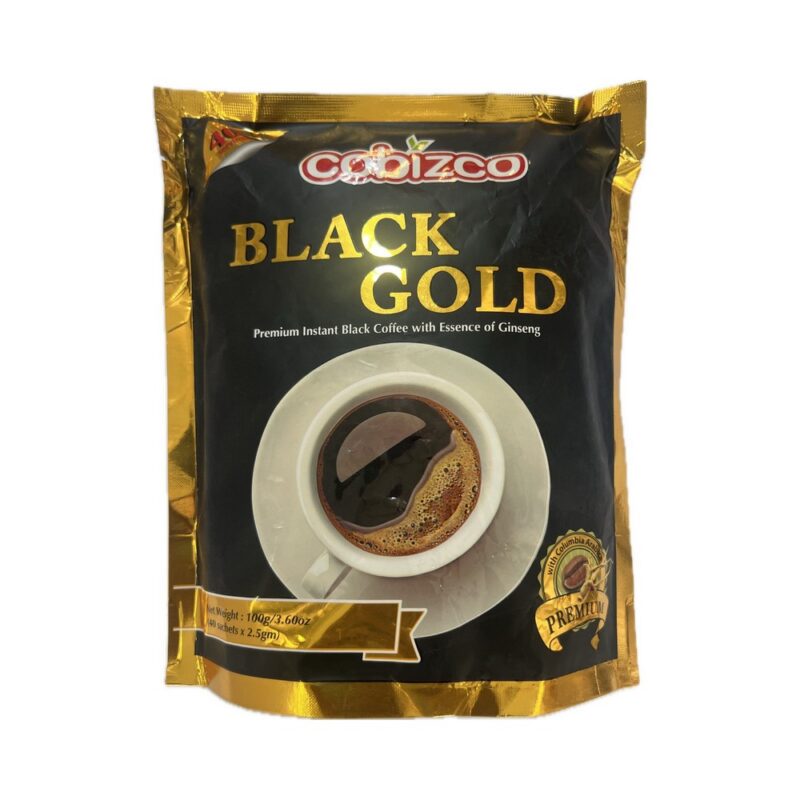 قهوه فوری کوبیزکو بلک گلد ۴۰ عددی - Coffe COBIZCO BLACK GOLD 40sachets