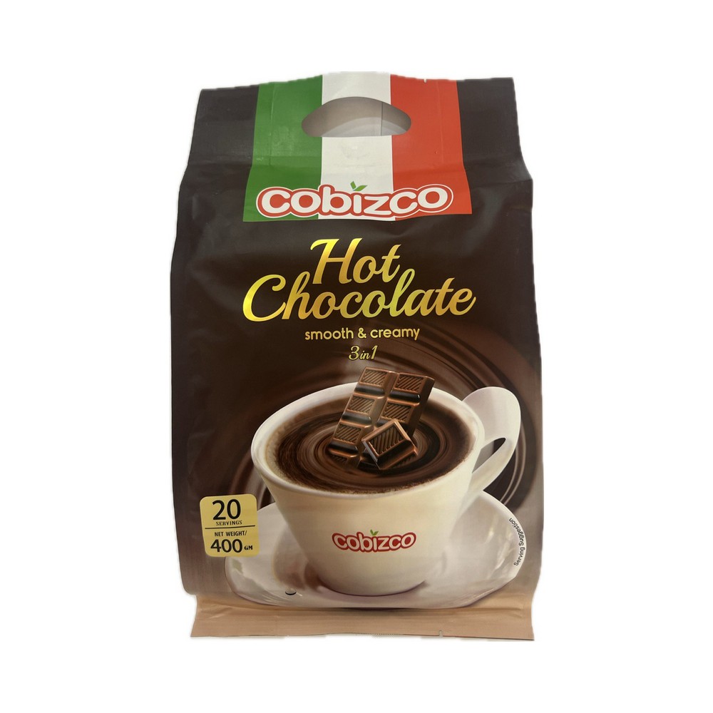 HOT CHOCOLATE COBIZCO 20sachets هات چاکلت کوبیزکو ۲۰ عددی - HOT CHOCOLATE COBIZCO 20sachets