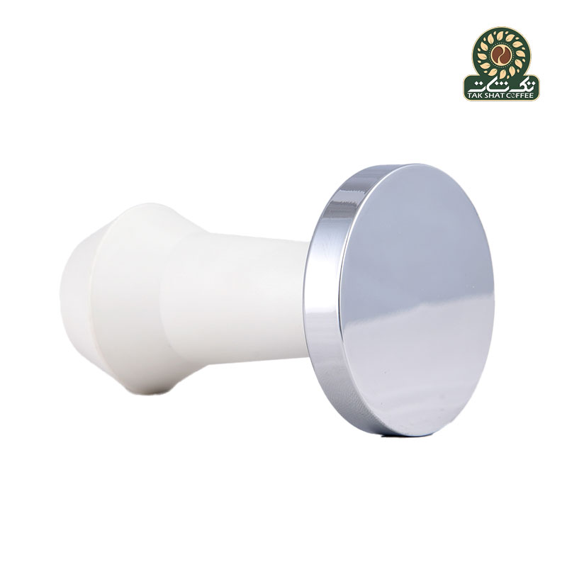 تمپر 58 دسته پلاستیکی سفید - Tamper 58 white plastic handle