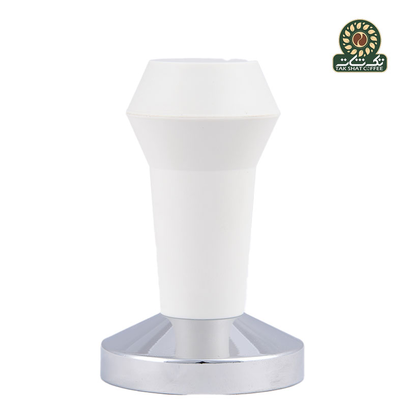 تمپر 58 دسته پلاستیکی سفید - Tamper 58 white plastic handle