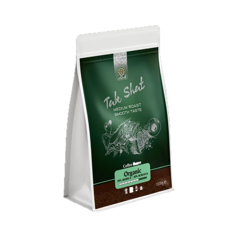 قهوه تک شات اورگانیک ۱۰۰۰گرمی - Caffe TAK SHAT ORGANIC 1000g