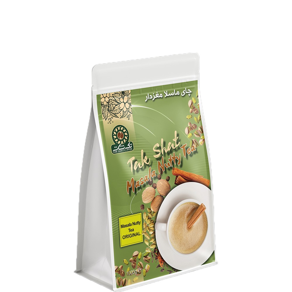 Masala nutty tea TAK SHAT 1000g چای ماسالا مغز دار تک شات ۱۰۰۰ گرمی - Masala nutty tea TAK SHAT 1000g