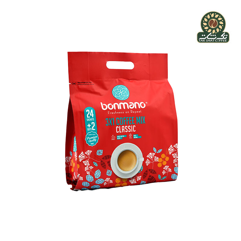 کافی میکس بن مانو ۳در۱ کلاسیک 1405 1 کافی میکس بن مانو ۳در۱ کلاسیک - Coffee mix Bonmano 3in1 Classic