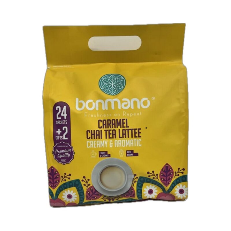 چای لاته کاراملی بن مانو ۲۶عددی - Caramel Chai lattee ‌Bonmano 26sachets