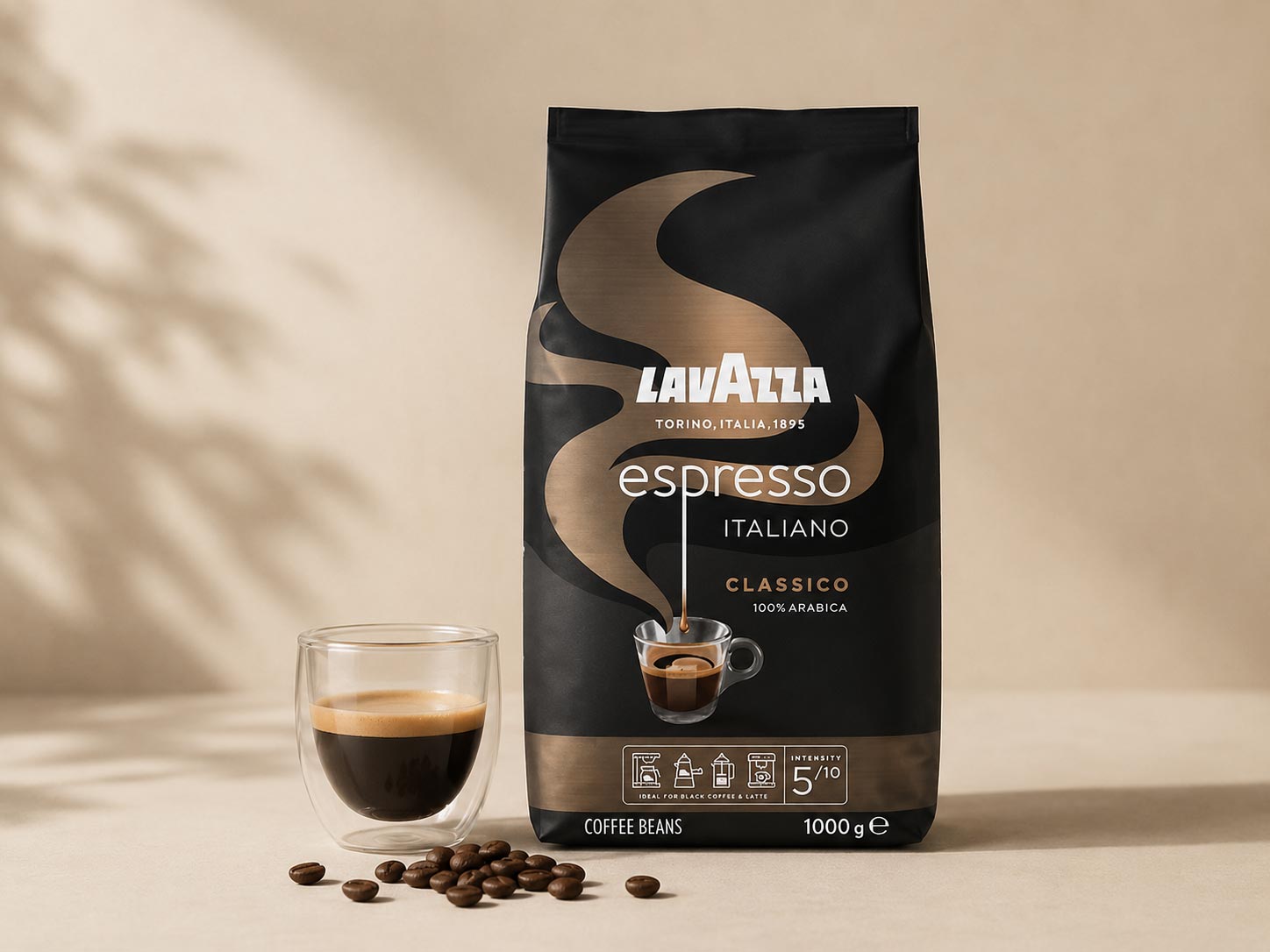 دانه عربیکا قهوه Lavazza Espresso Italiano