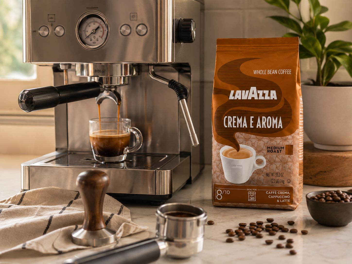 قهوه لاوازا کرما اروما ۱۰۰۰ گرمی (Lavazza)