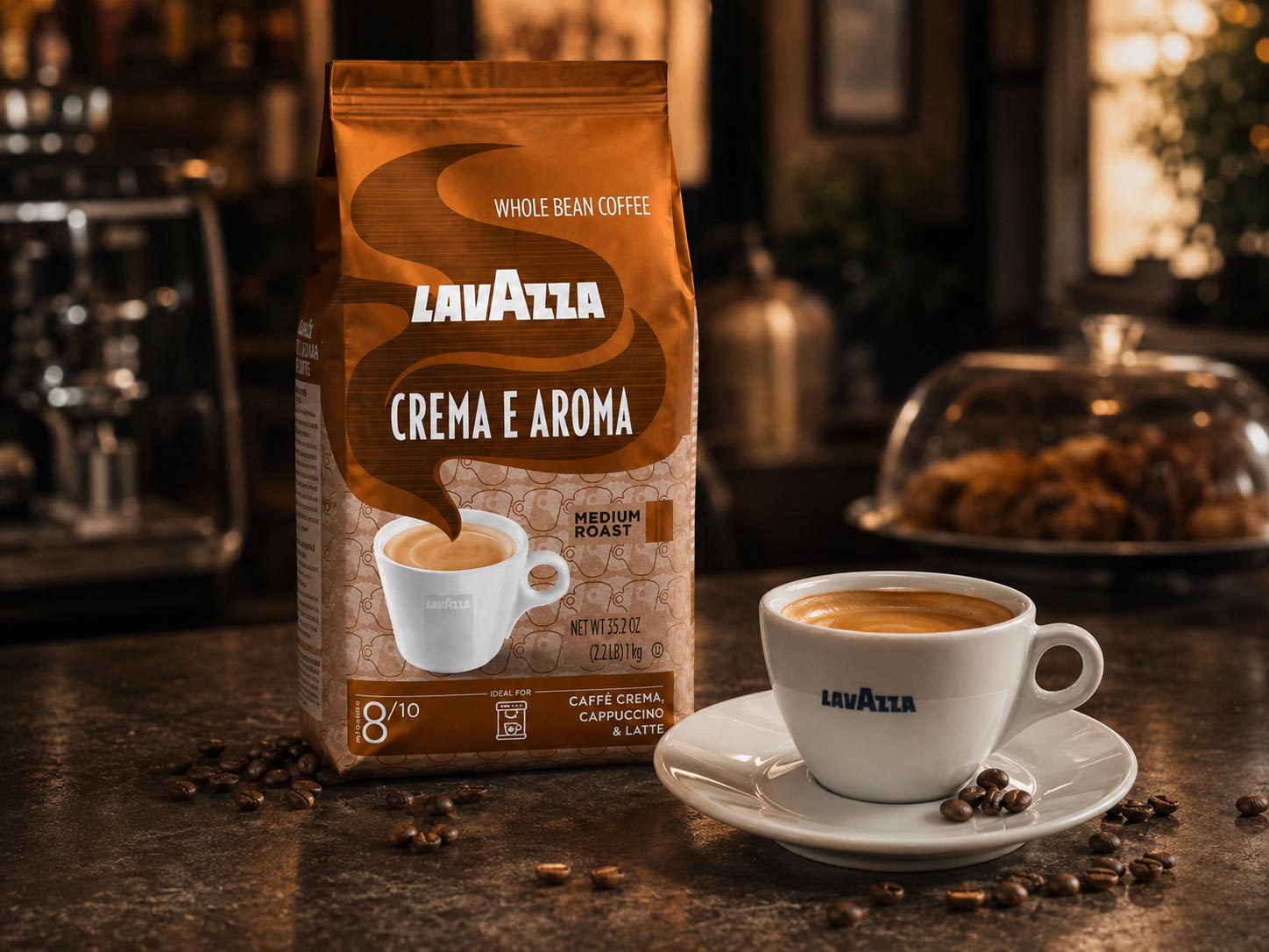 قهوه لاوازا کرما اروما ۱۰۰۰ گرمی (Lavazza)