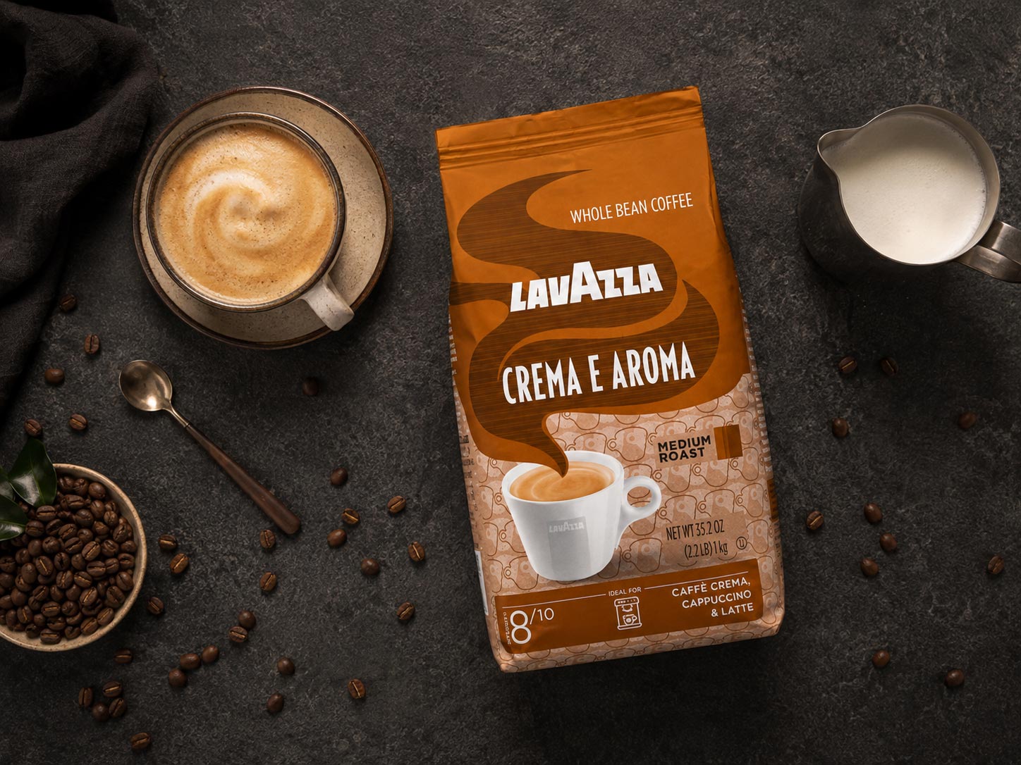 قهوه لاوازا کرما اروما ۱۰۰۰ گرمی (Lavazza)