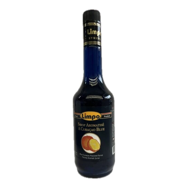 سیروپ لیمپو با طعم نارنج- Limpo Syrup with ‌Blue Curacao flavor