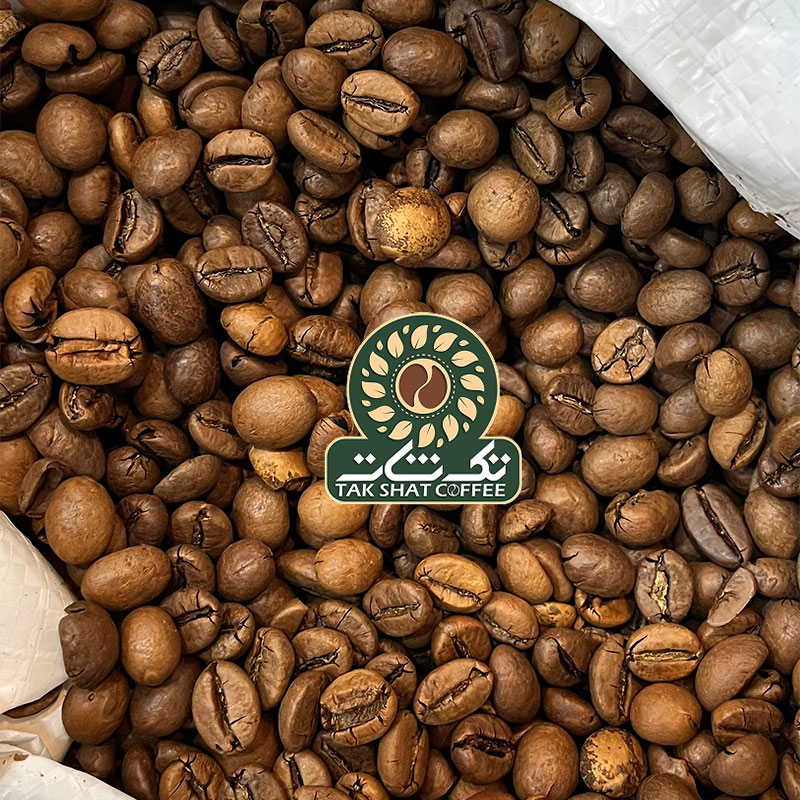 دان قهوه رست شده تک شات یونیک 70% ربوستا 30% عربیکا با بهترین کیفیت (10 کیلویی)