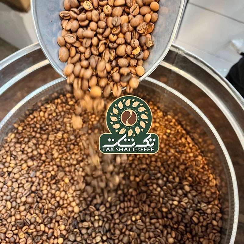 دان قهوه رست شده تک شات آروما کلاسیک 90% ربوستا با بهترین کیفیت (10 کیلویی)